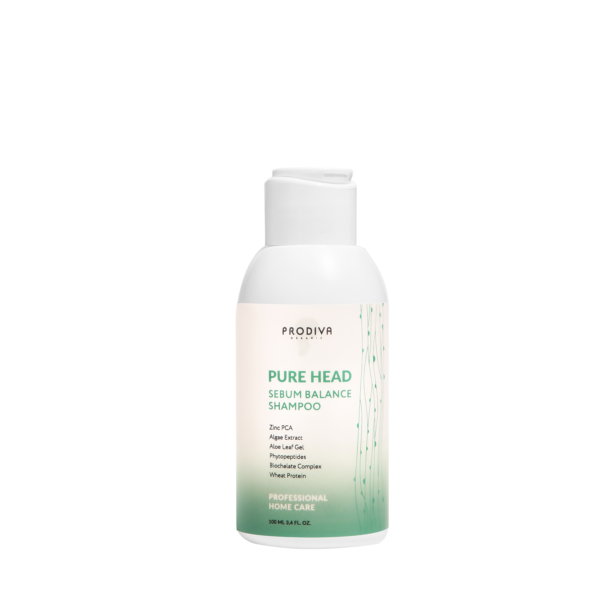 Шампунь для жирной кожи головы PRODIVA Pure Head Sebum Balance Shampoo, 100 мл