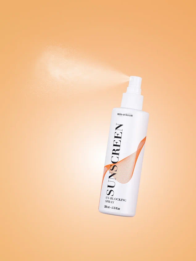 Спрей для защиты волос от UV лучей двухфазный MAE D'AGUA Sunscreen UV-BLOCKING SPRAY, 250 мл 
