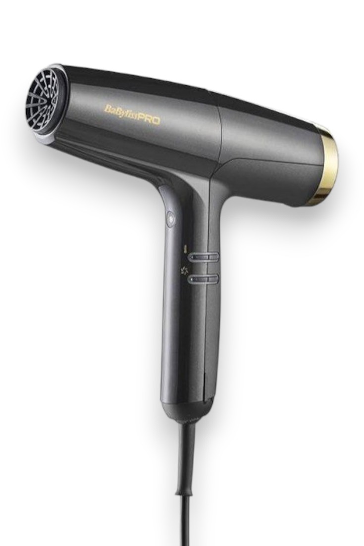 Фен профессиональный BaByliss Pro Falco Grey/Gold BAB8550E