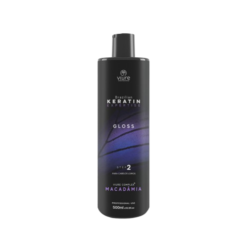 Средство для выпрямления волос Viure Brazilian Keratin Macadamia Gloss Step 2, 500 мл
