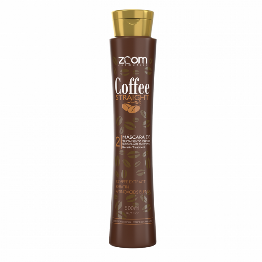 Кератин ZOOM Coffee Straight, 500 мл