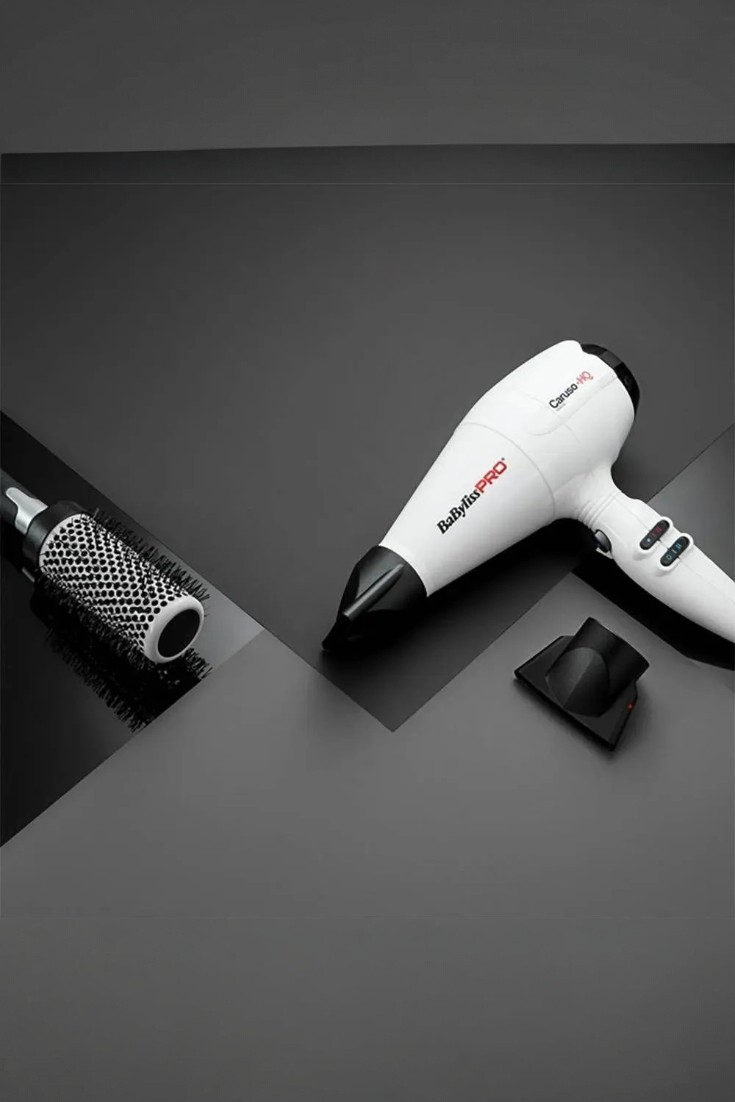 Фен BaByliss Pro Caruso-HQ White BAB6970WIE белый