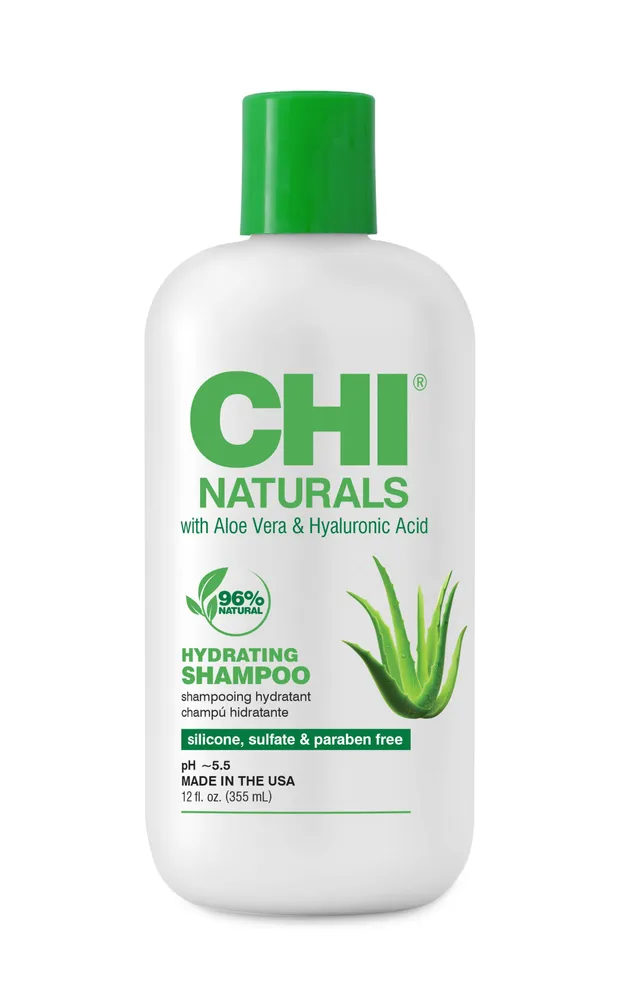 Шампунь увлажняющий CHI NATURALS  с алоэ вера и гиалуроновой кислотой, 355 мл