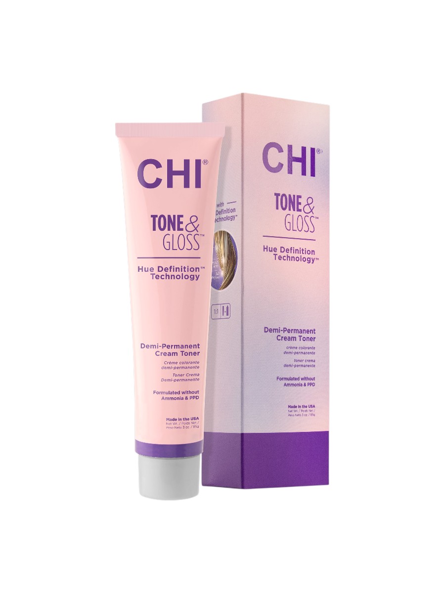 Крем-краска CHI TONE & GLOSS тон MYSTIC LILAC, 85 мл