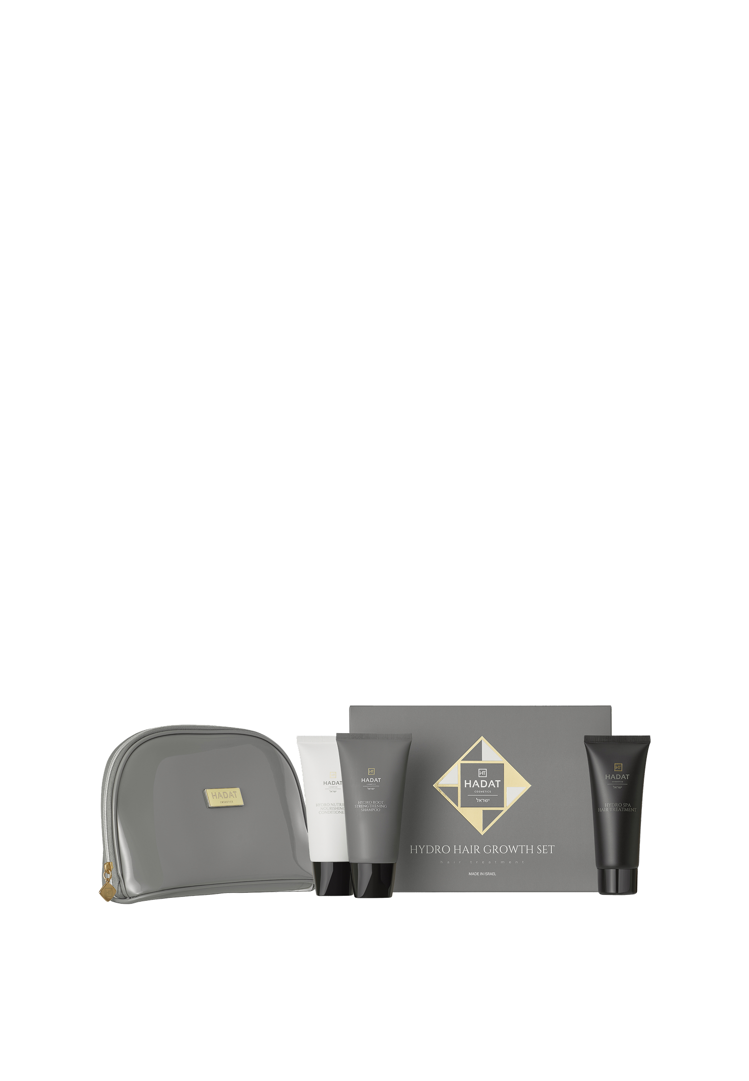 Набор для роста волос HADAT COSMETICS HYDRO HAIR GROWTH SET (шампунь + кондиционер + маска), 70/70/70 мл