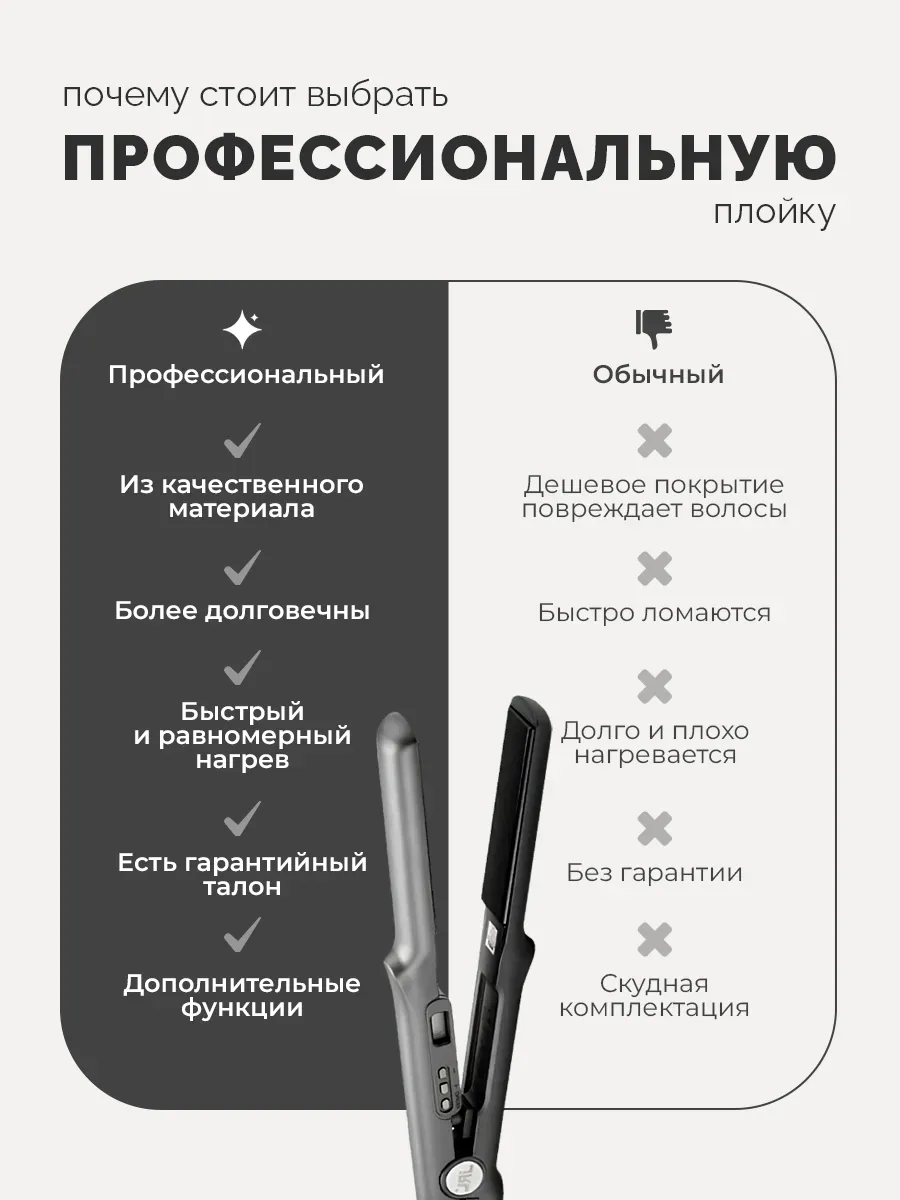 Щипцы-выпрямители для укладки волос jRL , 30 мм, 60-240 градусов