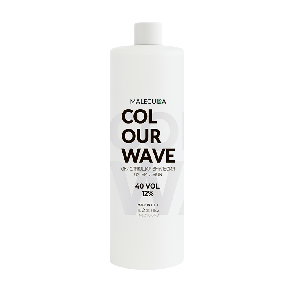 12% окисляющая эмульсия Malecula Oxi Emulsion Colour Wave, 1000 мл