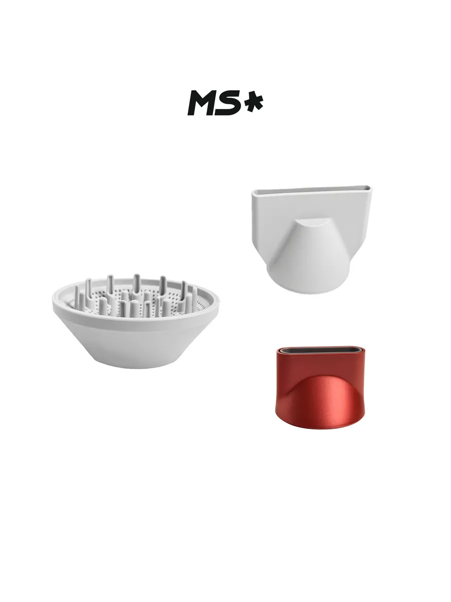 Фен Mark Shmidt Siren 801, 1600 W, LED, maroon, бордовый