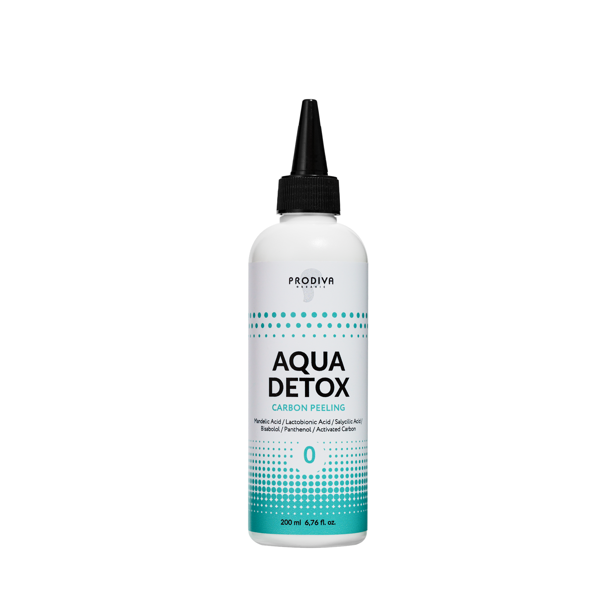 Угольный пилинг для очищения кожи PRODIVA Aqua Detox Carbon Peeling, 200 мл