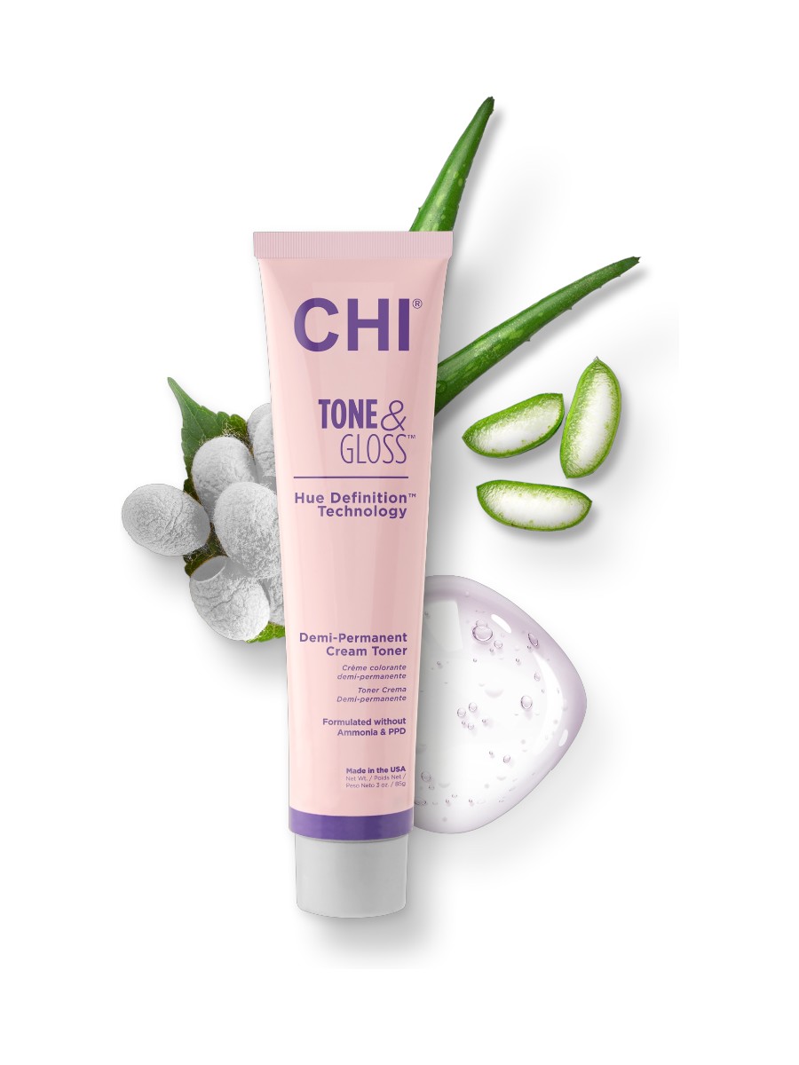Крем-краска CHI TONE & GLOSS тон ANTIQUE STEEL, 85 мл