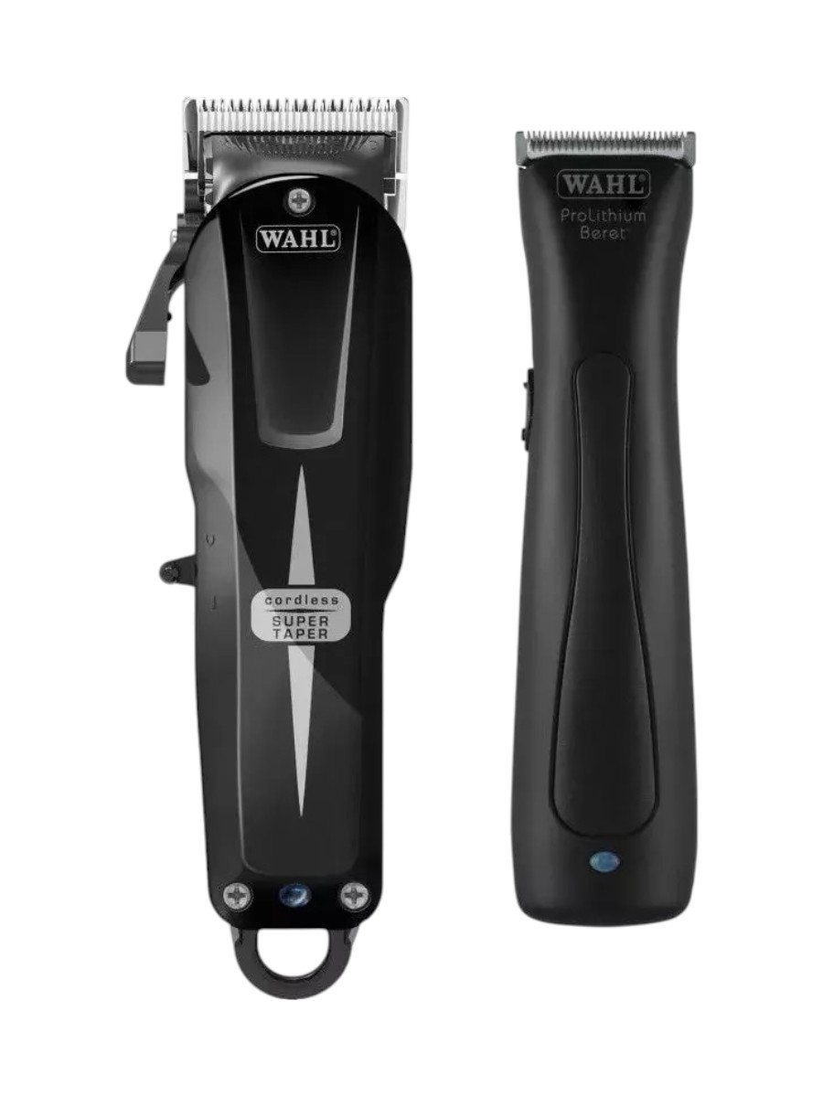 Набор Wahl Cordless Combo машинка для стрижки Super Taper + триммер Beret в чемодане