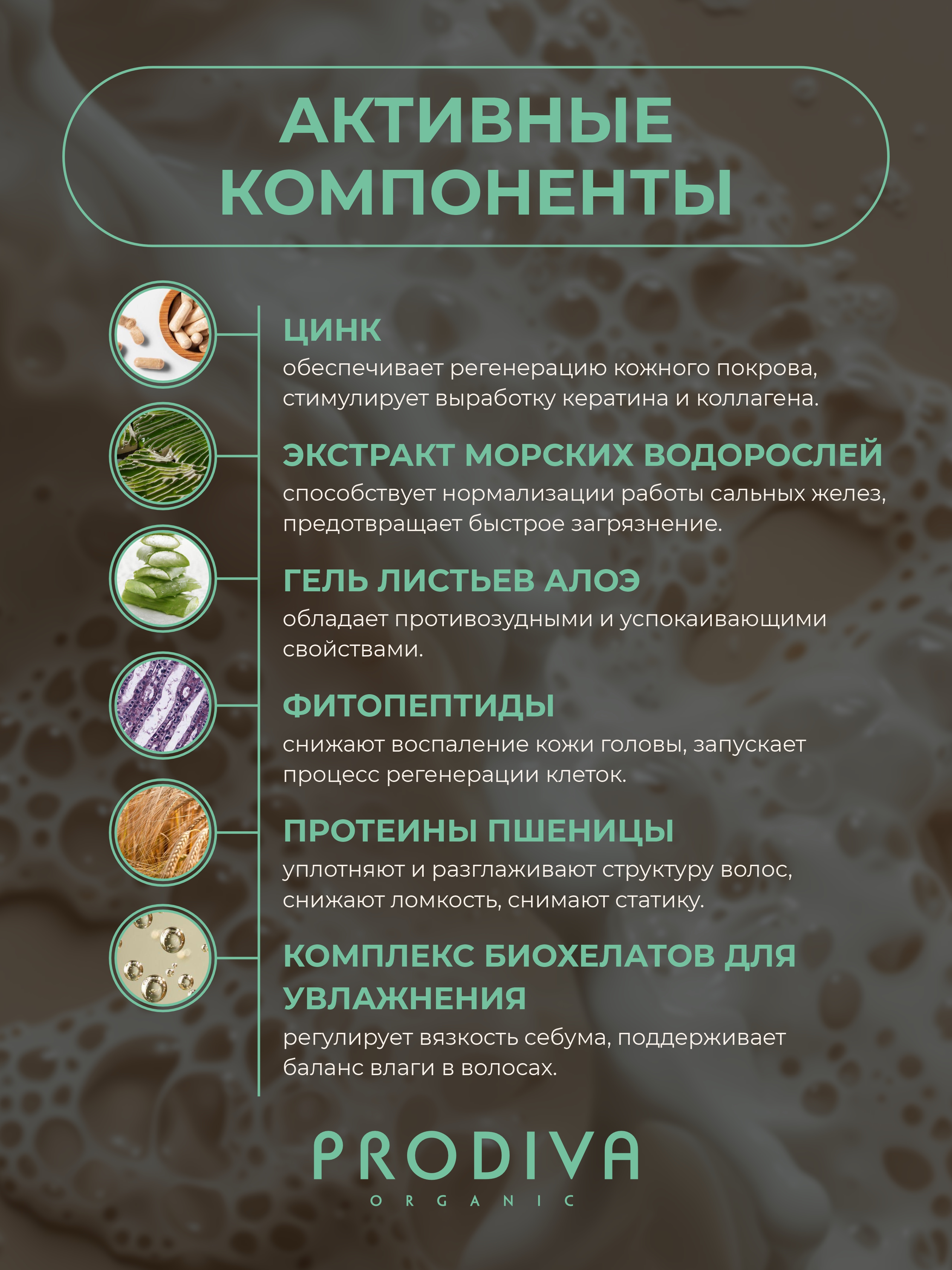 Шампунь для жирной кожи головы PRODIVA Pure Head Sebum Balance Shampoo, 500 мл