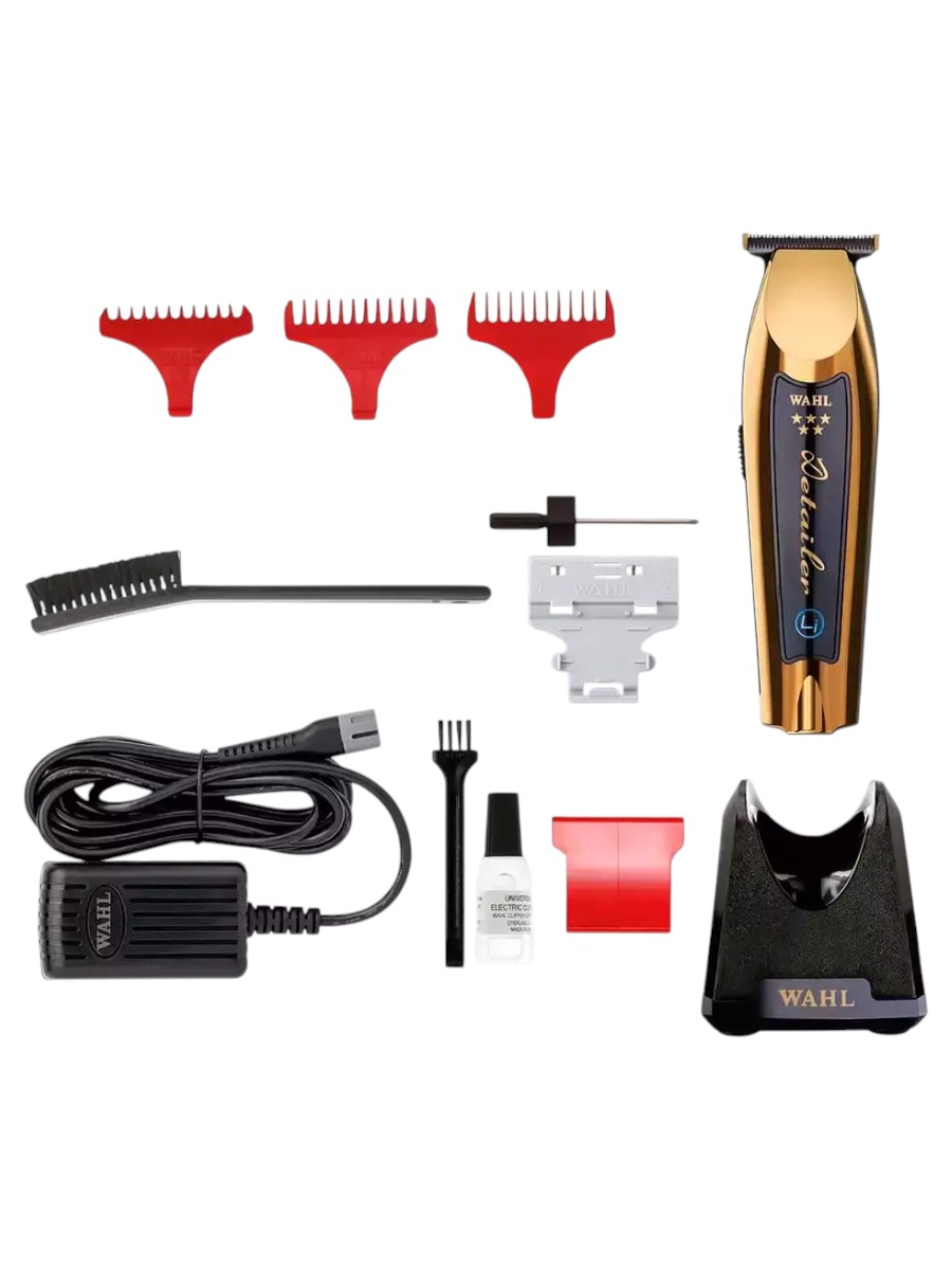 Машинка для стрижки Wahl 8171-716 Detailer Cordless, золотой