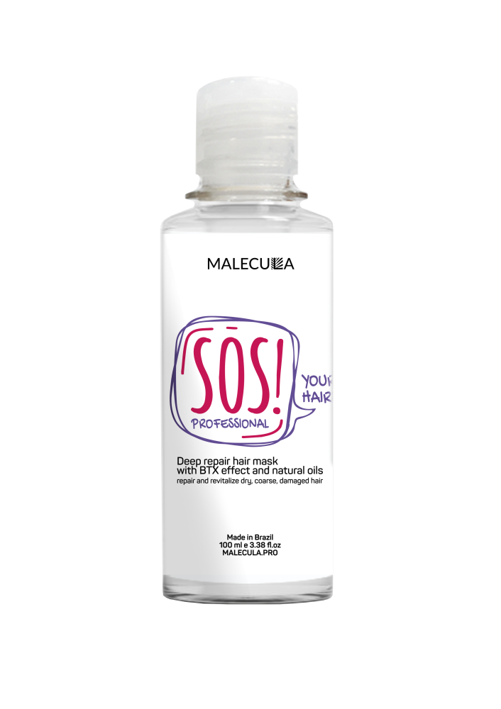 Маска для восстановления и укрепления волос Malecula SOS Your Hair, 100 мл