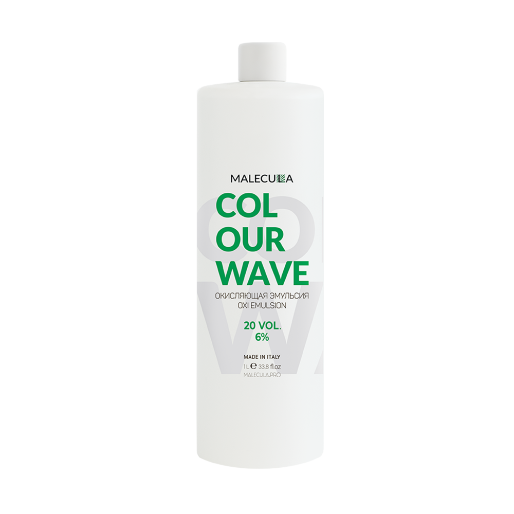 6% окисляющая эмульсия Malecula Oxi Emulsion Colour Wave, 1000 мл