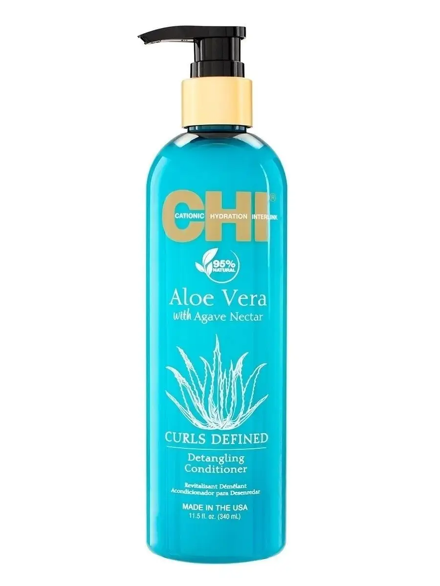 Кондиционер для облегчения расчесывания CHI Aloe Vera with Agave Nectar, 340 мл 