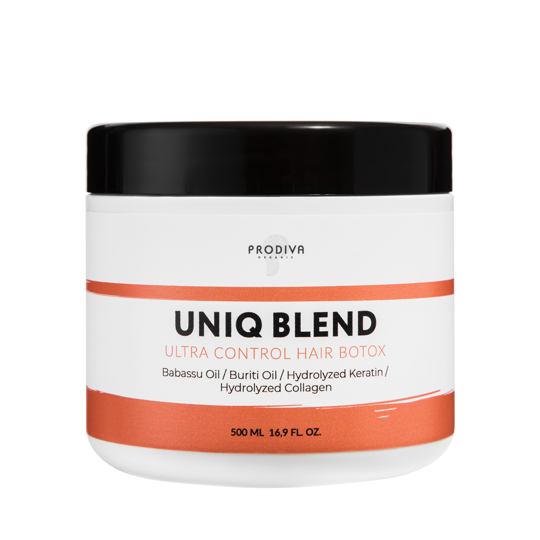 Питательная маска-реконструктор для разглаживания волос PRODIVA UNIQ BLEND, 500 мл
