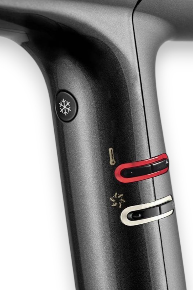 Фен профессиональный BaByliss Pro Falco Grey/Gold BAB8550E